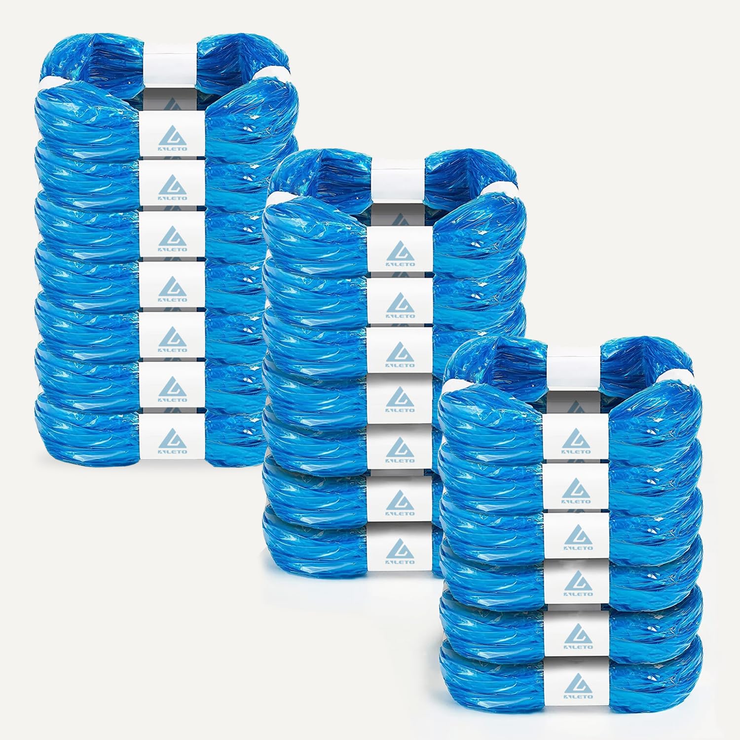 ALETO Pack of 20 Refill Foil Rings Refill Bag Compatible Refill Cash for Nappy Bin & Cat Litter Bucket