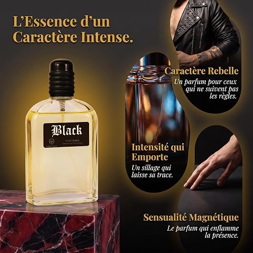 Black - Compatible avec Black XS. Eau De Cologne Intense 100 ml, Parfum Pheromone pour Homme, Parfum Generique - 8