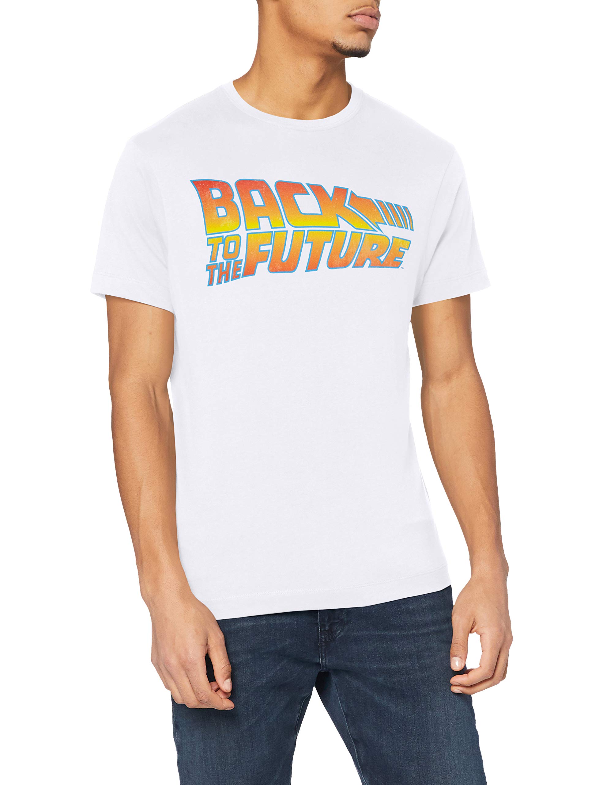 Unknown Men's Logo T Shirt, White (White White), S UK