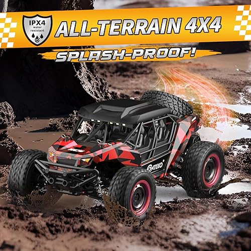 Miniatura 4 de Contixo Autos RC todo terreno 116, auto de control remoto de alta velocidad de 25 MPH con control remoto de 2.4 GHz, vehículo eléctrico 4WD, camión