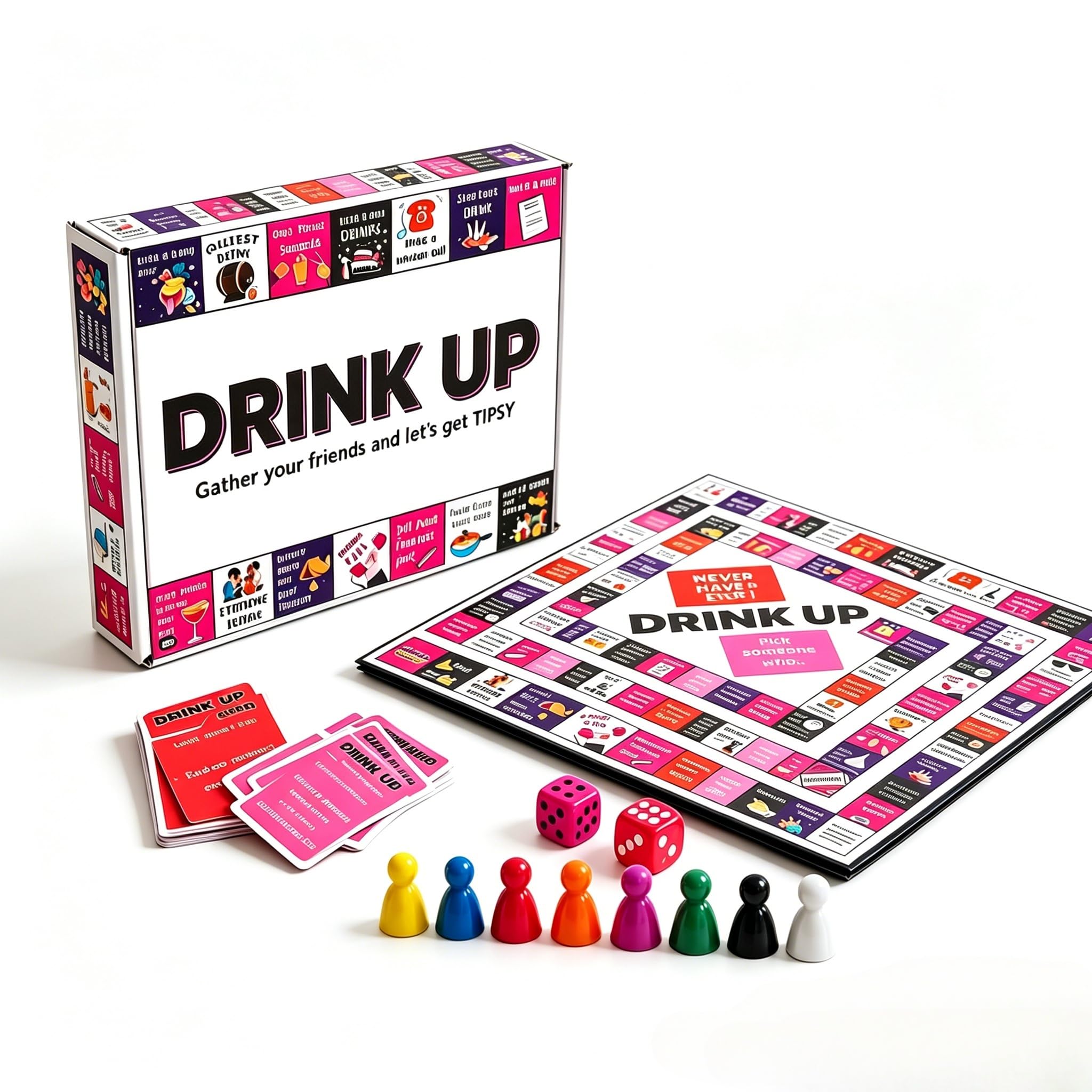 LSYZHX Board Games for Adults, Drinking Game for Couples & Friends, Truth or Dare Party Game, Funny Date Night Game, Hen Party, Stag Do & Birthday Game Night (1)