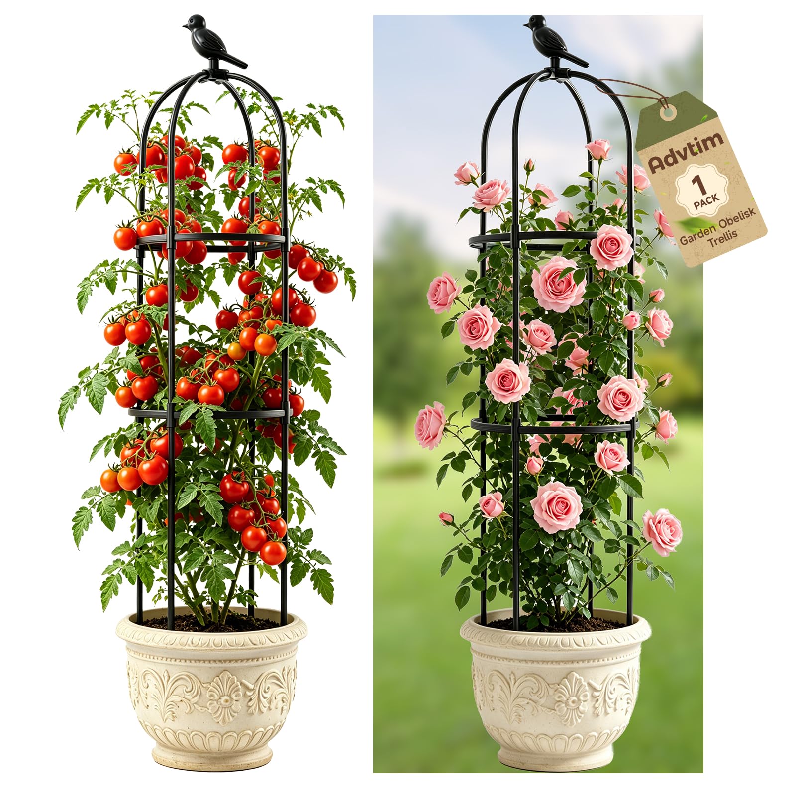 Advtim Garden Obelisk Trellis