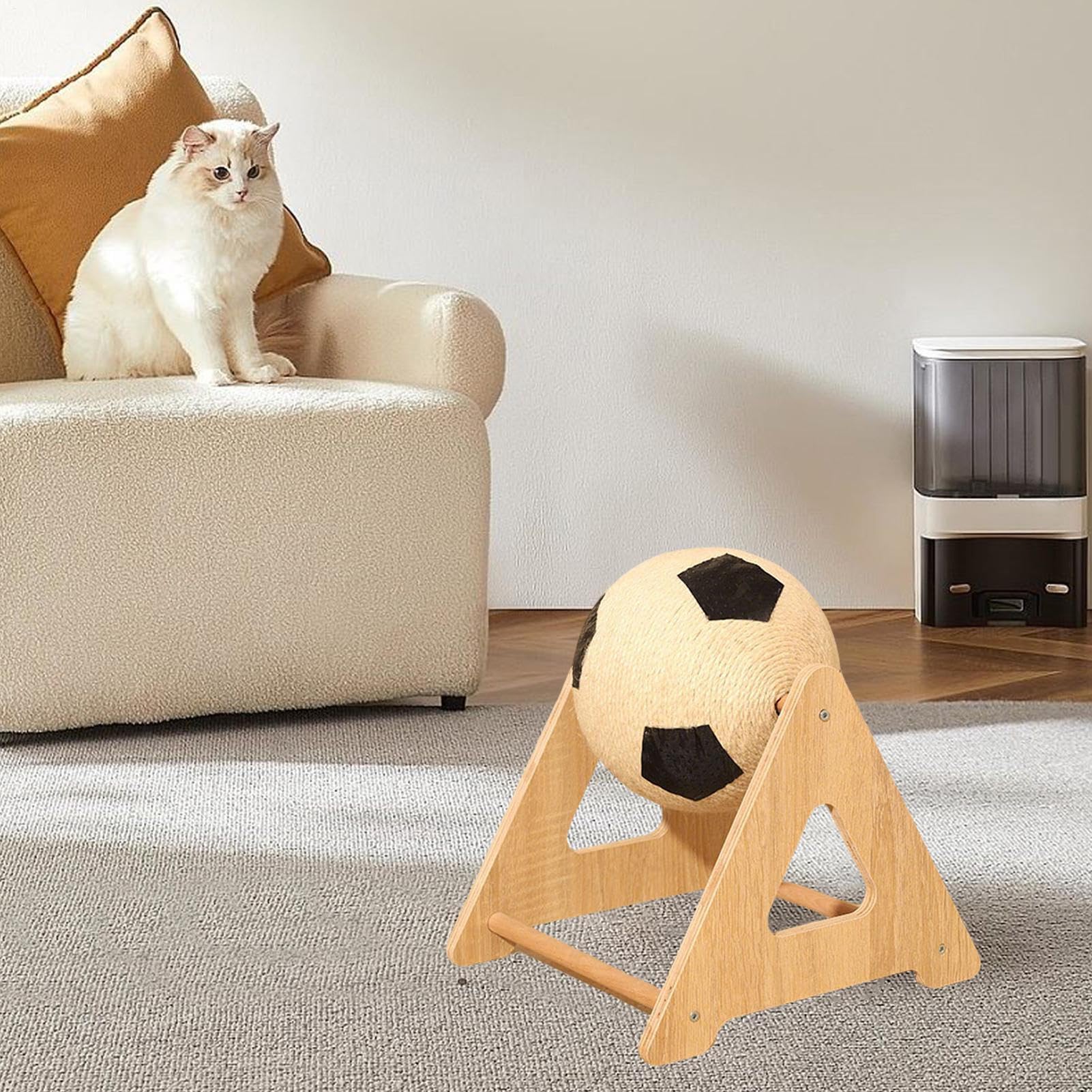 Kratzball Für Katzen Interaktiver Spielball für Haustiere zum Kratzen