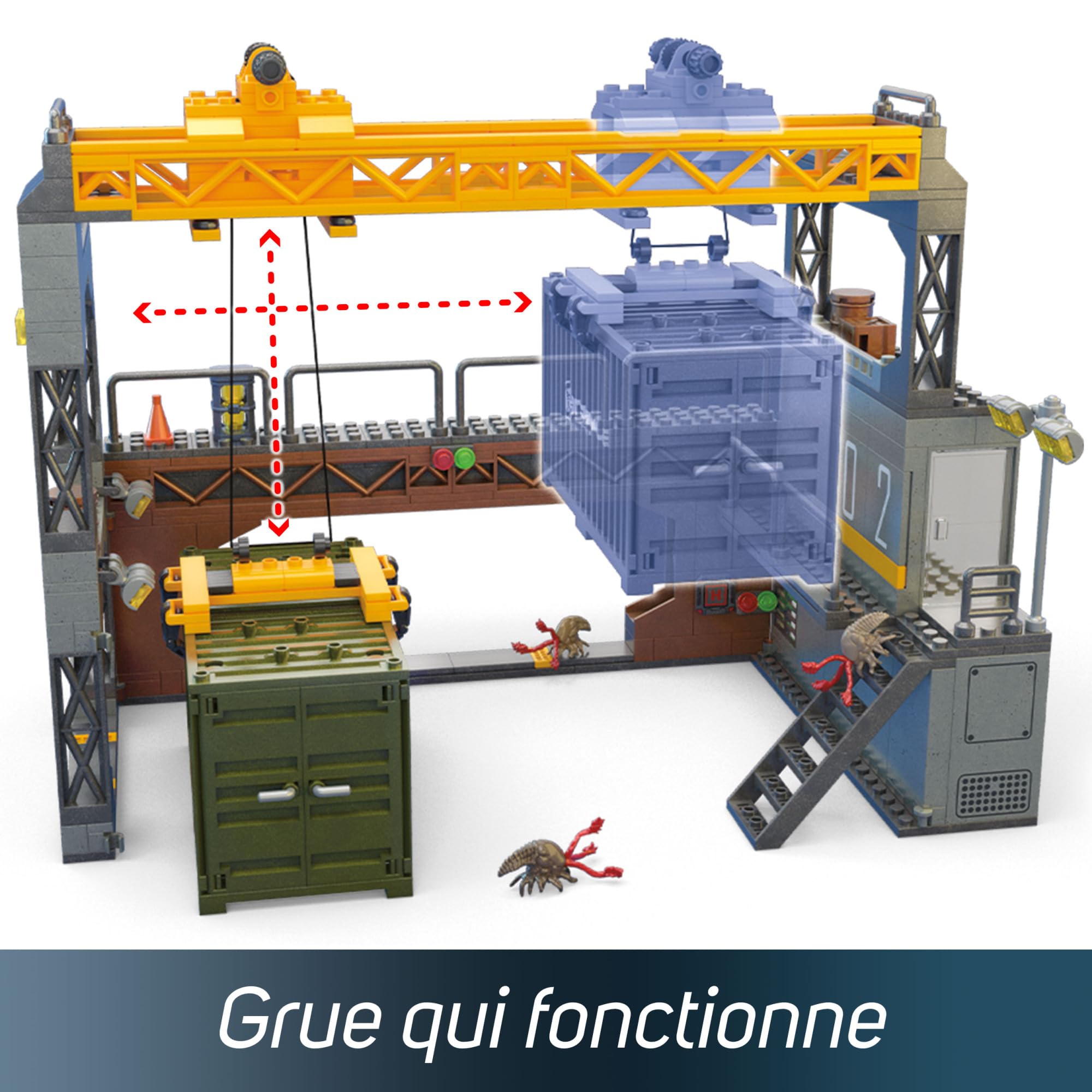 Set De Construction MOC Hangar De Combat SF - 4751 Pièces - Compatible LEGO
