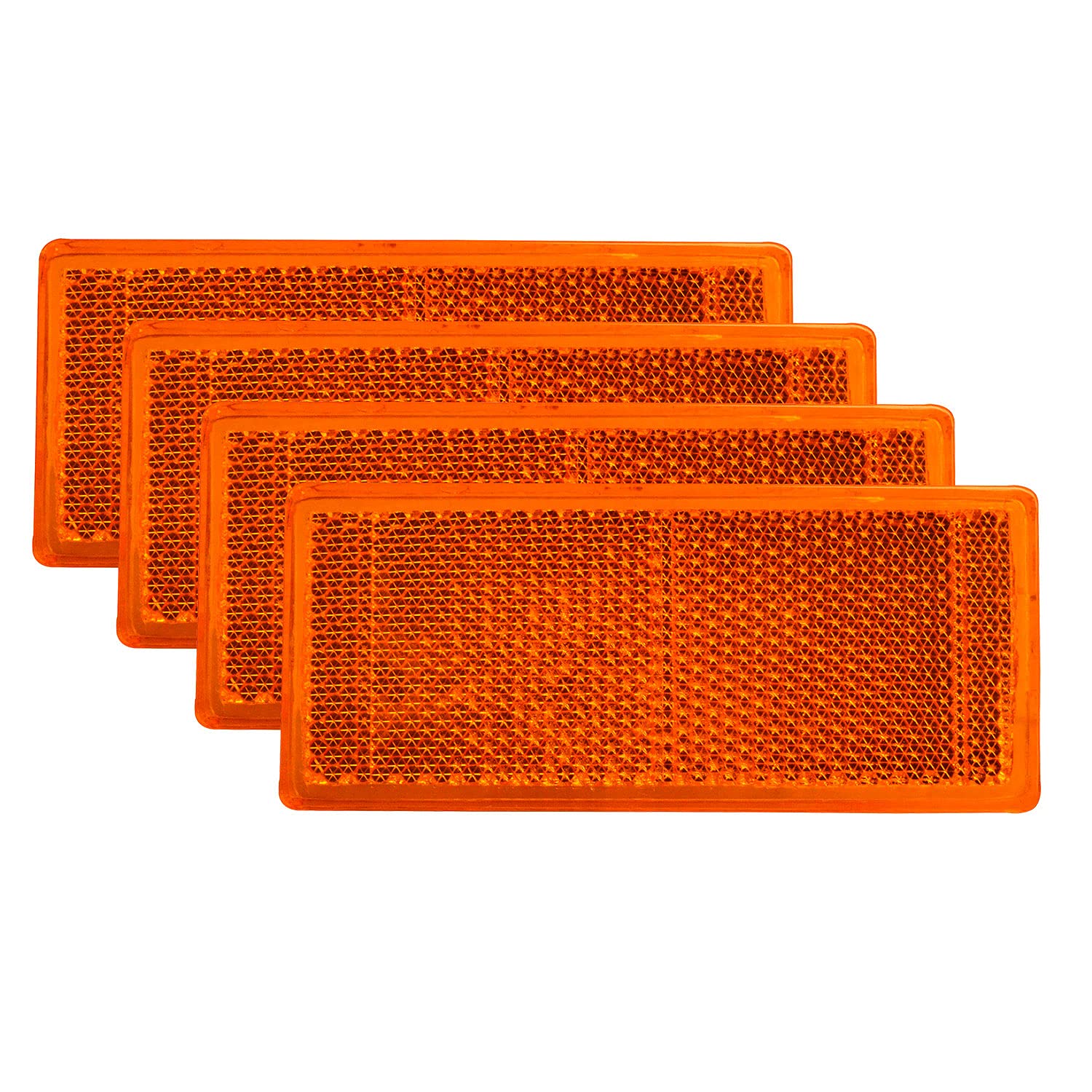 4 x AMBRA Indicatore Indicatore Lato Posteriore Riflettore Di Coda Camion Chasis rimorchio- 15000102