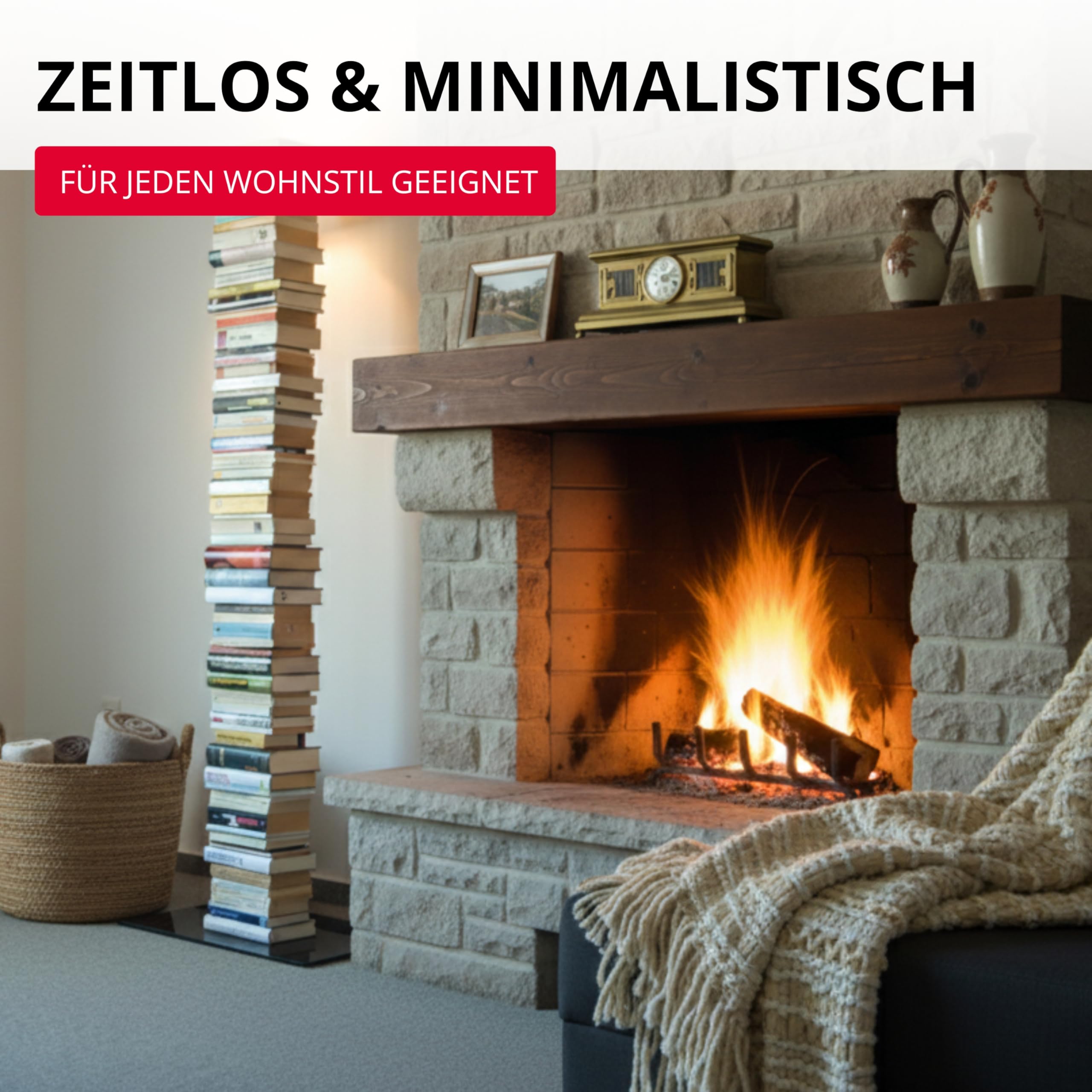Radius Design Booksbaum Single Stand Groß Silber – Standregal aus pulverbeschichtetem Stahl, 170,5 cm hoch, platzsparendes Bücherregal mit Fuß & Einlegeböden, modernes Design (735C)
