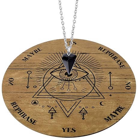Wooden Pendulum Board Divination Kit for Accurate Predictions