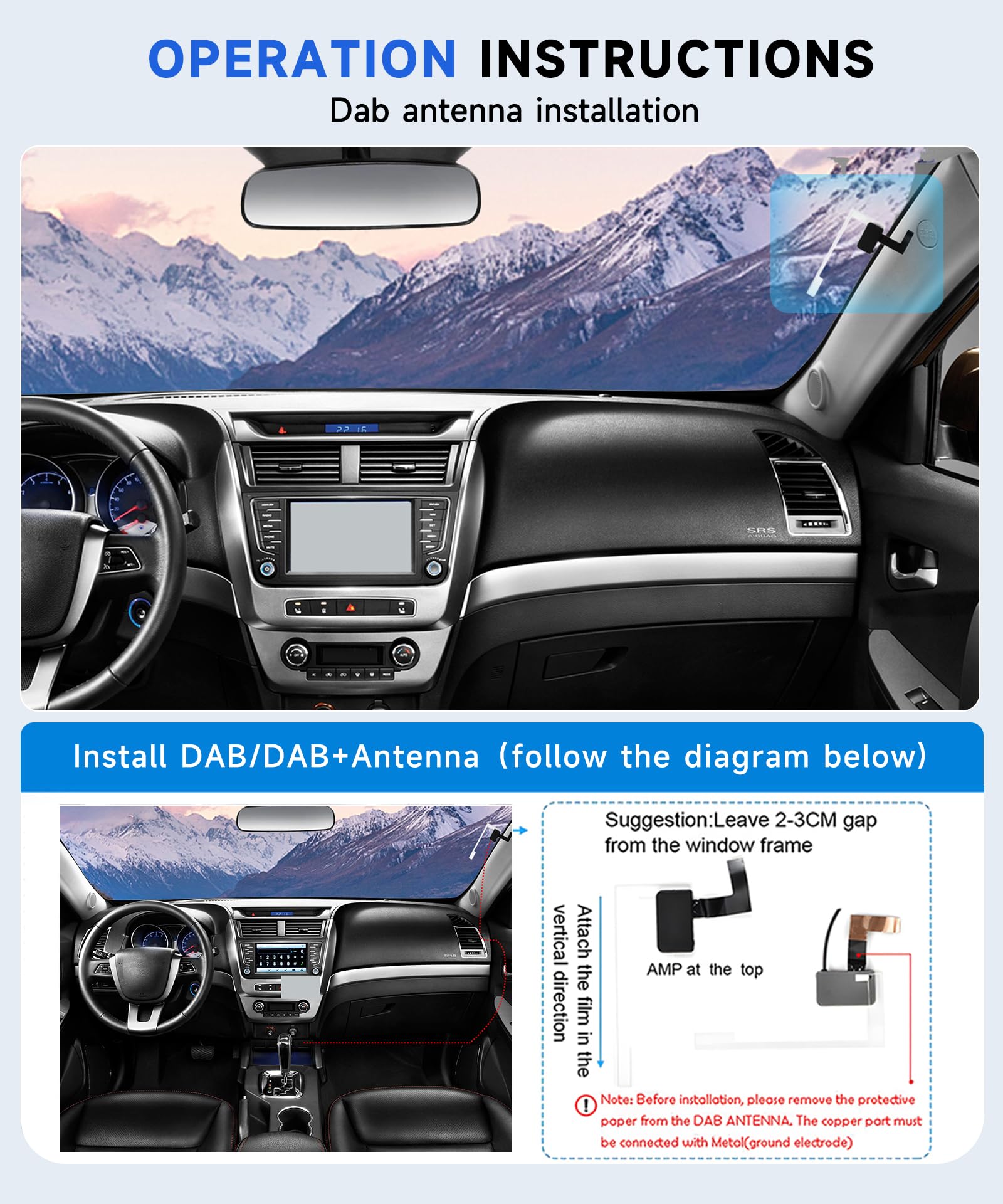 VECHTEL DAB+ Digitalradio mit Bluetooth und 1500mAh Wiederaufladbare Batterie, Tragbares Digitalradio mit 2,4 Zoll LCD Farbdisplay, Tragbares DAB+ Radio Unterstützt FM-Transmitter Bluetooth TF AUX