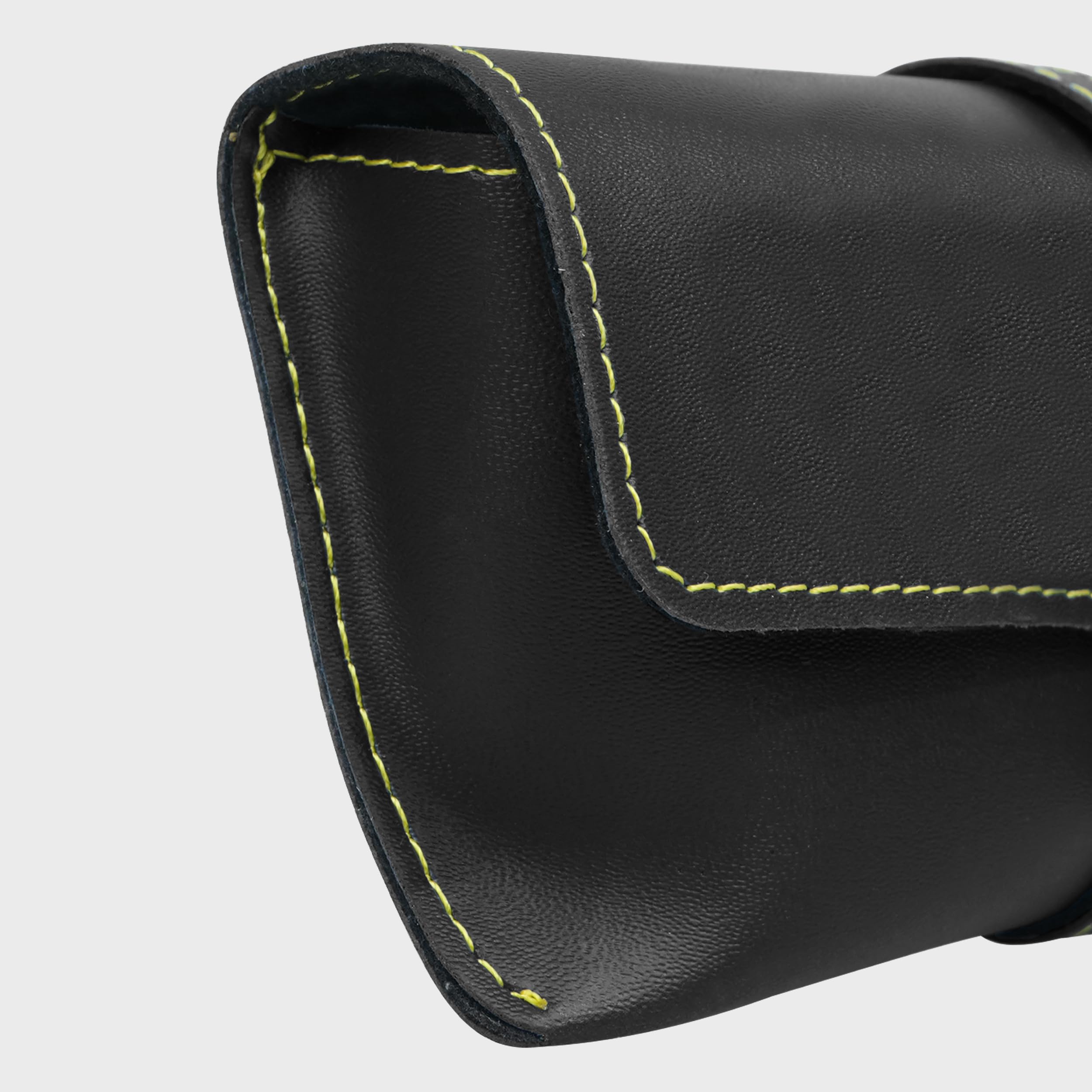 The Wallet Store Leather Eyewear Case for Men & Women Specs Cover - Black