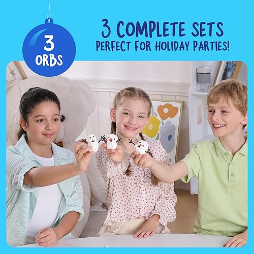 Miniatura 4 de Dan&Darci Kit de fabricación de muñeco de nieve para niños, kits de manualidades para niñas, niños, niños pequeños, niños, niños pequeños,