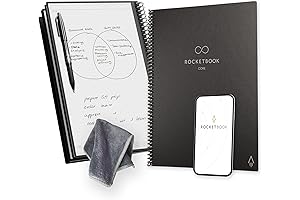 Rocketbook Core Reusable Spiral Notebook: Perfect Gift for Graduate Students