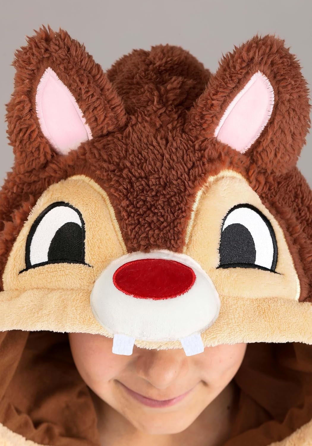 Disney Chip 'n Dale Dale Costume for Kids - Hooded Jumpsuit with Gloves & Shoe Covers - Officially Licensed