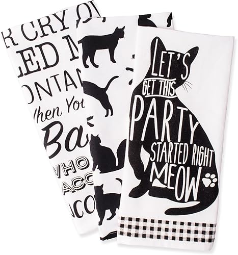 Miniatura 10 de DII Everyday Pets Kitchen Collection - Juego de toallas absorbentes de cocina, 18 x 28 pulgadas, perro persona, 3 unidades