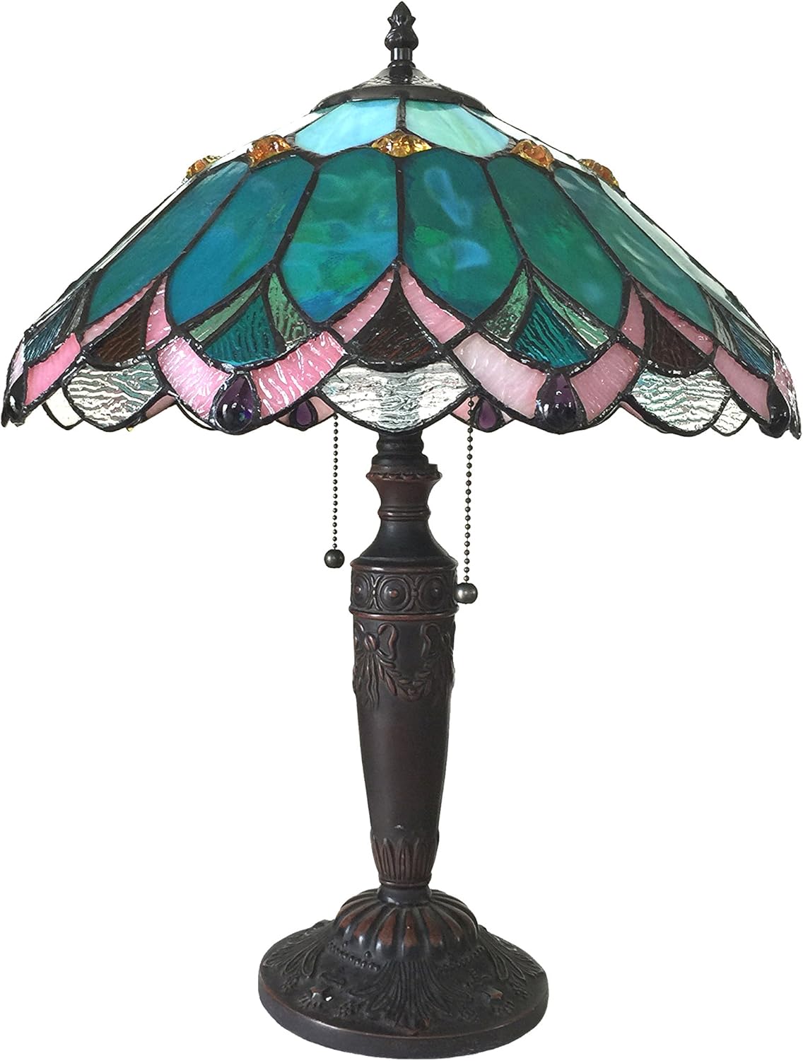 Promo 40% OFF Chloe CH15131GV16-TL2 Demeter Table Lamp, One Size, Multicolor