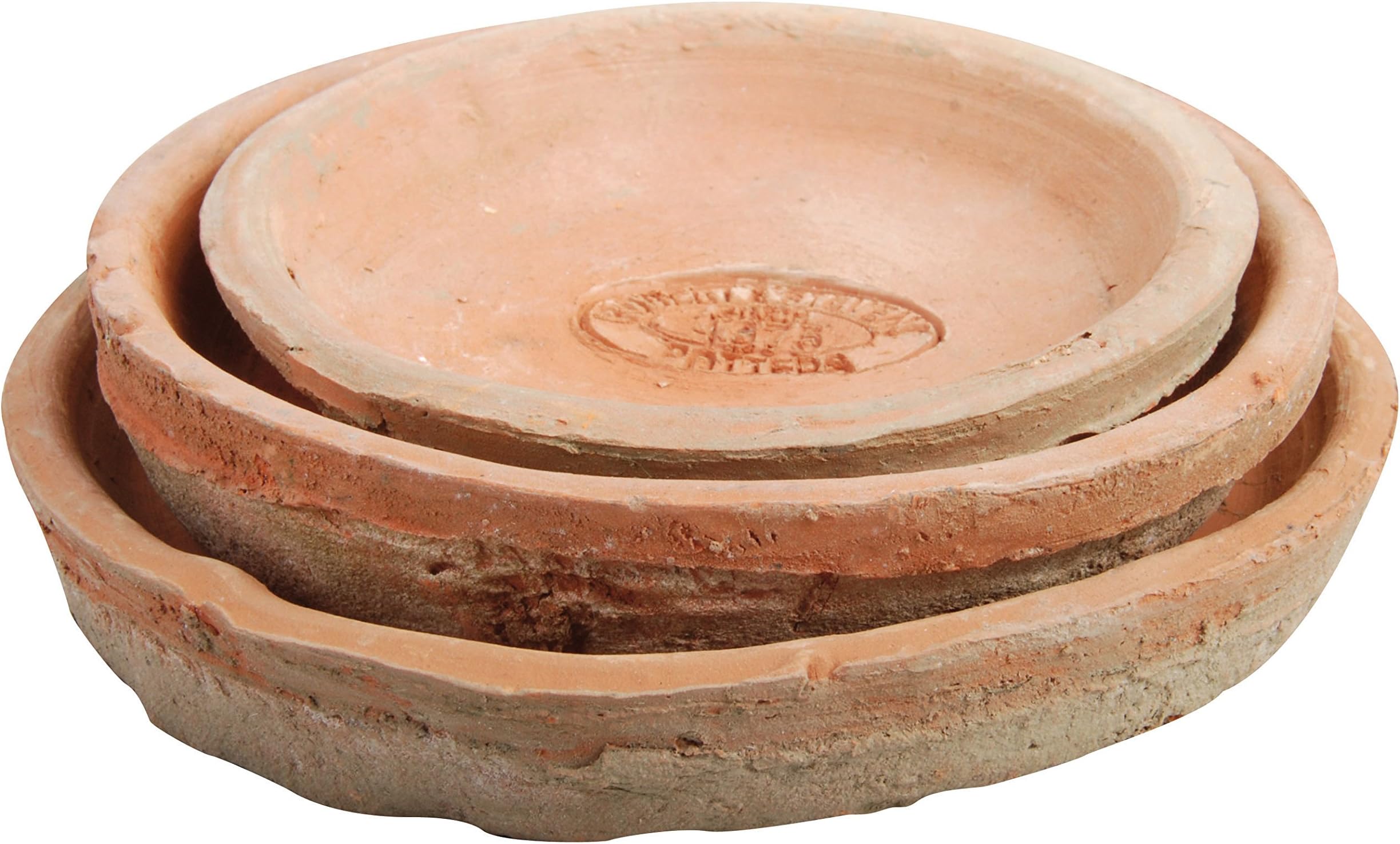 Esschert Design AT02 Aged Terracotta Round Saucers for AT01 (Set of 3)