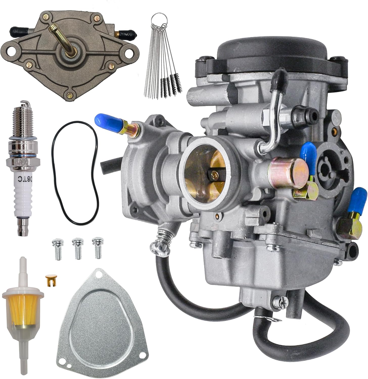 Lanigram 13200-20B01 Carburetor Fit for Suzuki LT-F250 Quadrunner 250 2X4 4X4 2000-2002 Replace for 13200-20B00