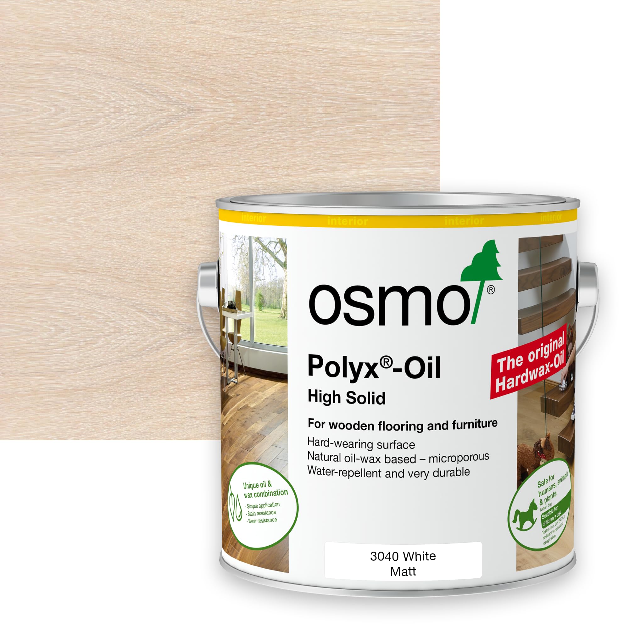 Osmo PolyX Oil Original Matt 2.5l, 3040 White