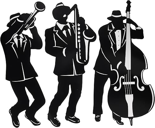 Miniatura 1 de Beistle - Suministros para fiestas color blanco y negro