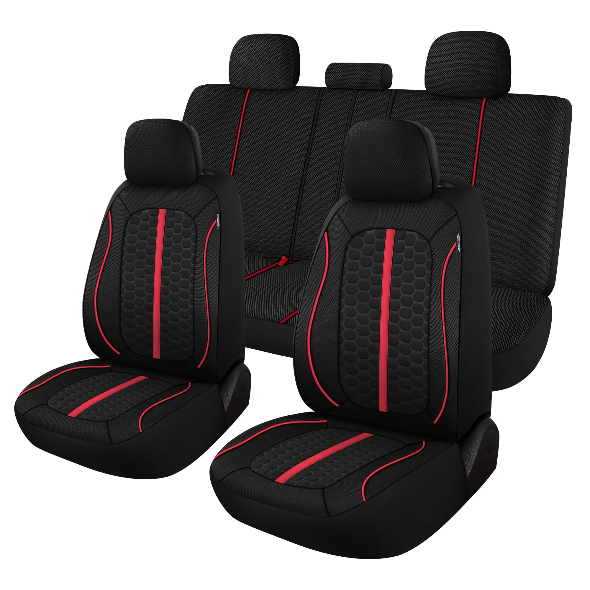 3D Air-Mesh Car Seat Covers Full Set