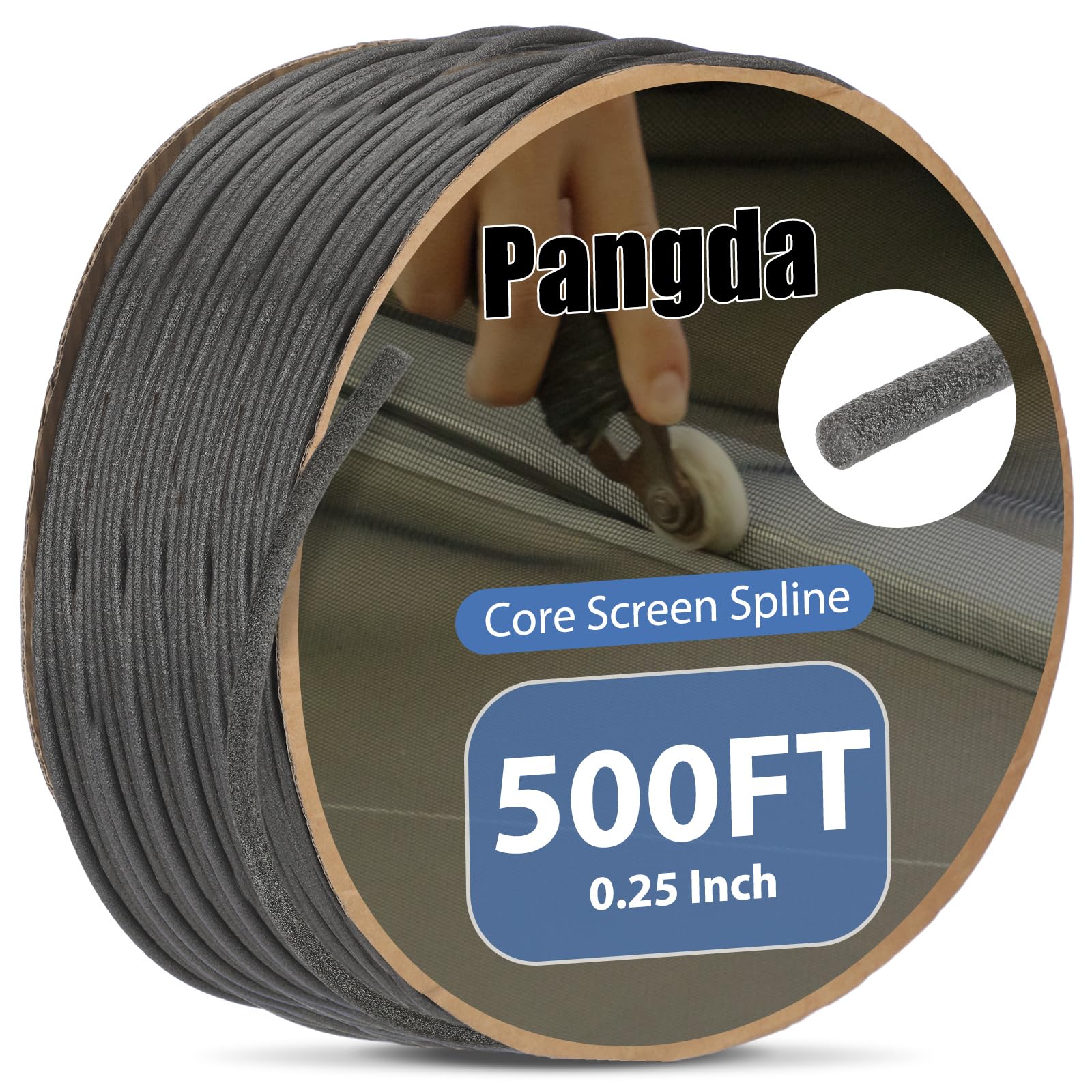 Joint en mousse pour moustiquaire Pangda 152,4 m assurant une fixation étanche et durable