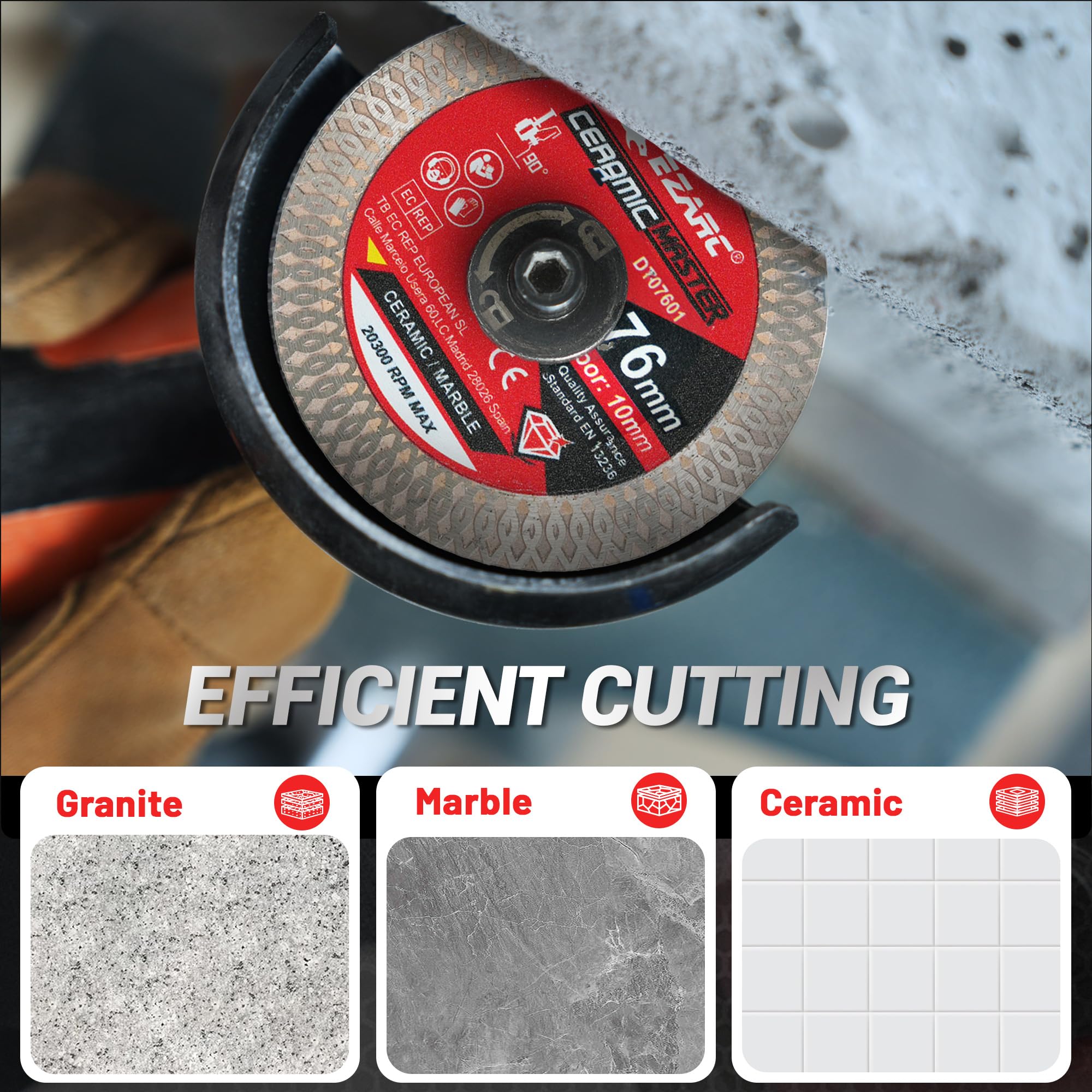 EZARC 76mm Diamond Cutting Disc - Image 4
