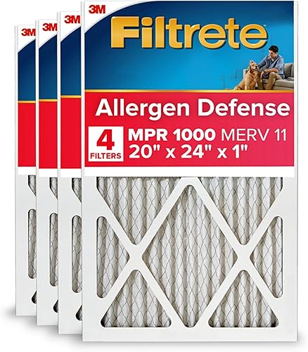Vista 30 de Filtrete - Filtro de aire para aire acondicionado y calefactor, 10 x 20 x 1 pulgadas, MERV 11, MPR 1000, defensa contra microalérgenos, filtro