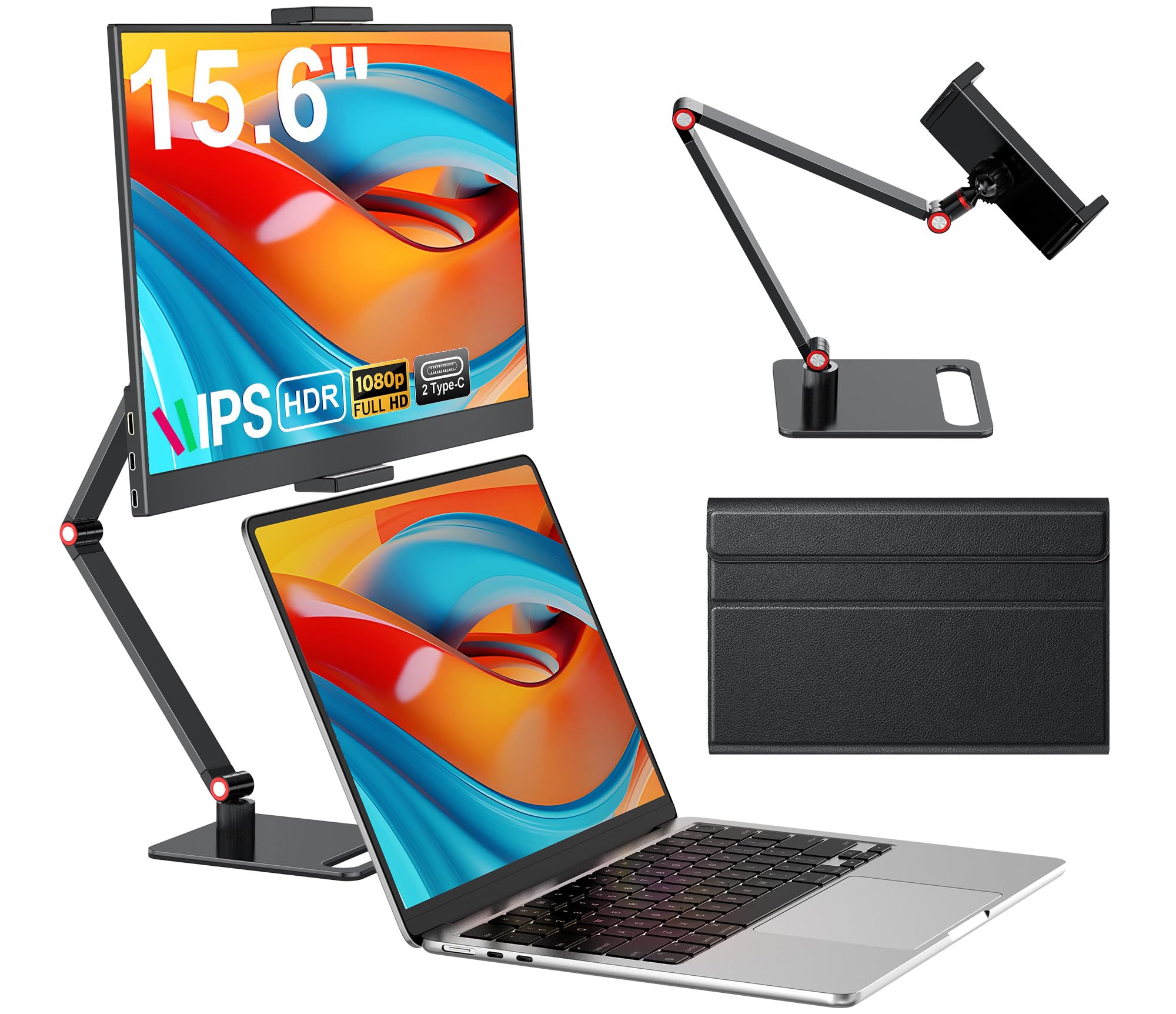 ZSCMALLS Portable Monitor, 15.6