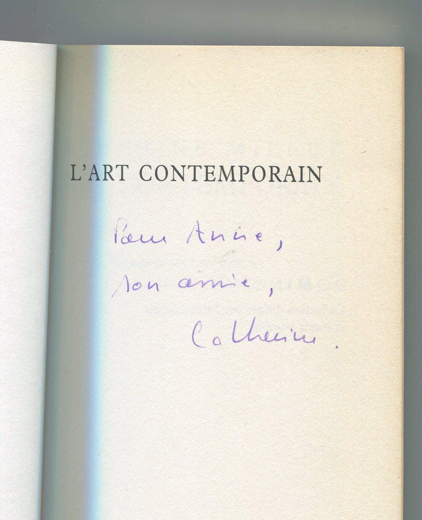 L'ART CONTEMPORAIN Millet, Catherine