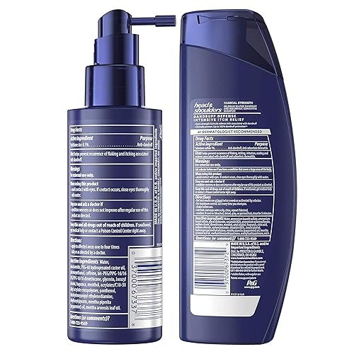 Miniatura 3 de Head & Shoulders Kit de tratamiento de cuero cabelludo seco y caspa, champú y acondicionador de fuerza clínica más niebla clínica para aliviar la
