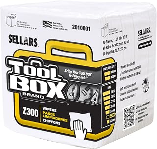 Sellars Toolbox Z300 1/4 Fold 90Ct White 11.88"X13" Sht 12/Cs