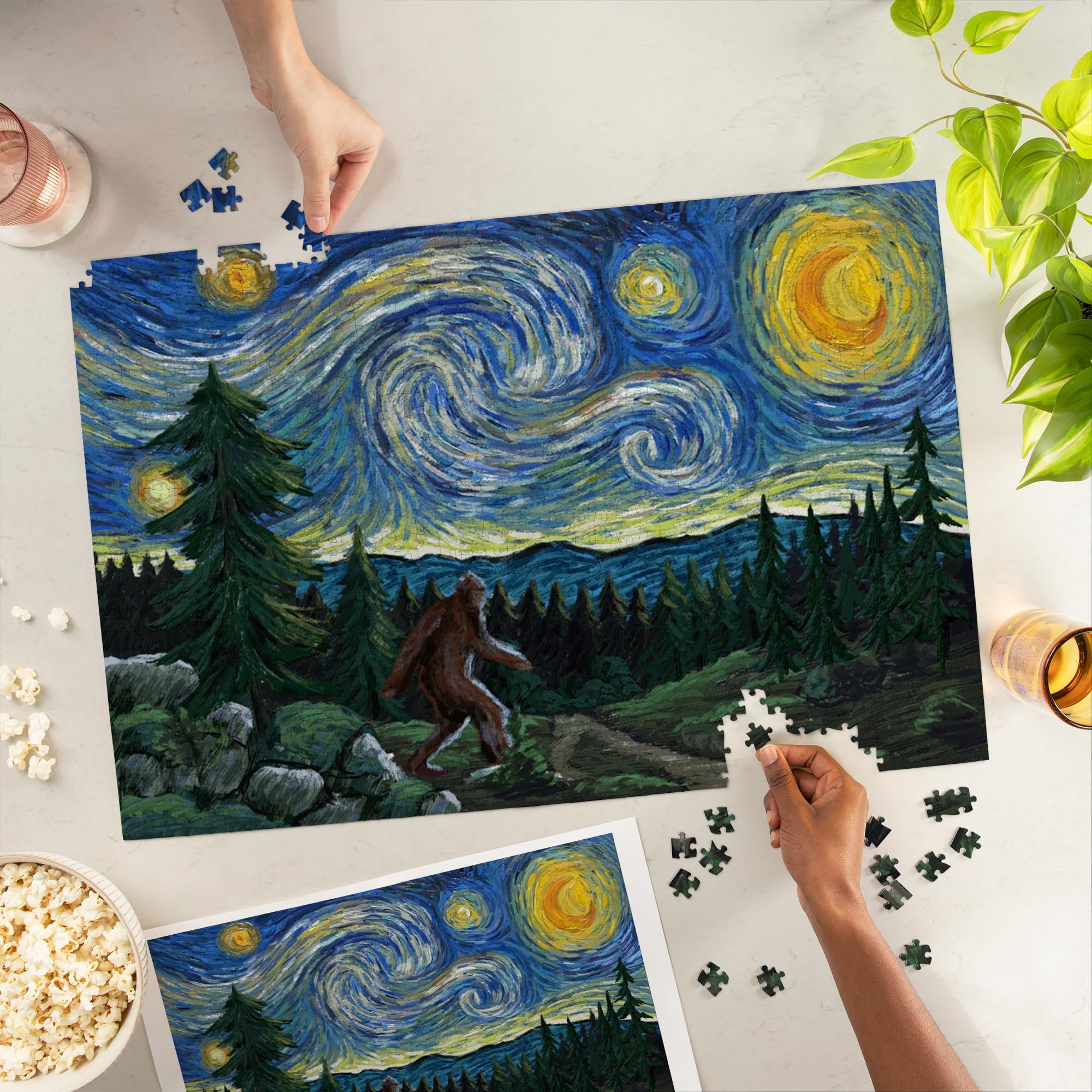 Amazon.com: Lantern Press Bigfoot Puzzle 1000 Pieces for Adults
