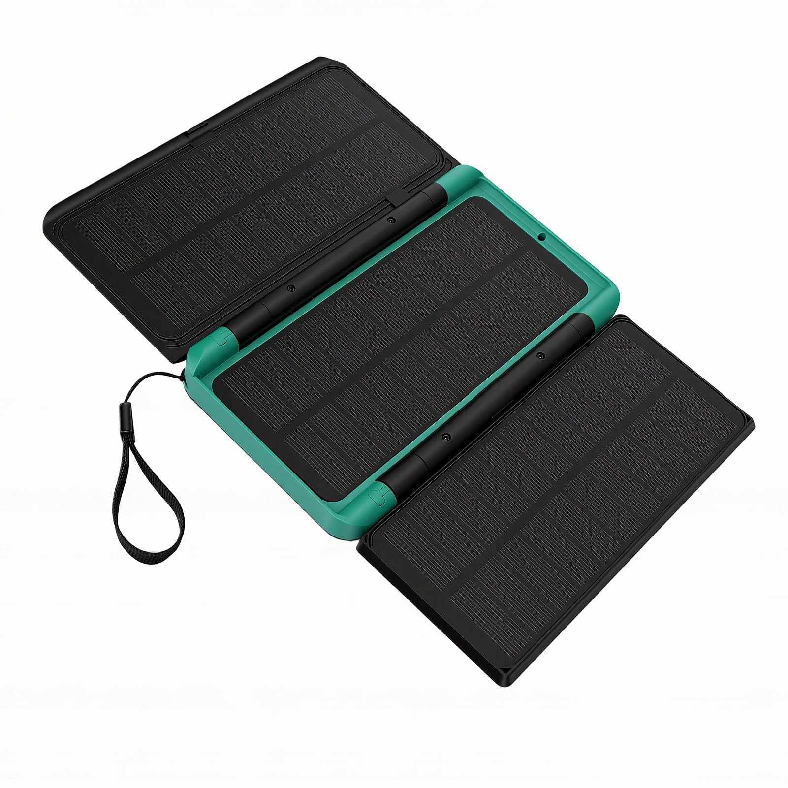 Hyuduo Power Bank Solare 10000mAh Compatto, Pannelli Solari Pieghevoli per