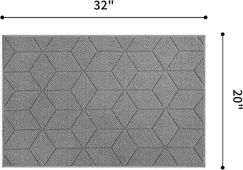 Miniatura 268 de GRANNY SAYS Felpudo para interiores, 32 x 48 pulgadas, antideslizante, tapete grande para puerta, tapete de bienvenida para exteriores, lavable