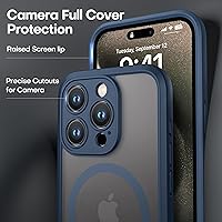 Vista 240 de ImpactStrong Magnetic Guard Designed for iPhone 14 Pro Max Case [Camera Protection] [Military Grade Drop Tested] [Compatible with MagSafe] Slim Black