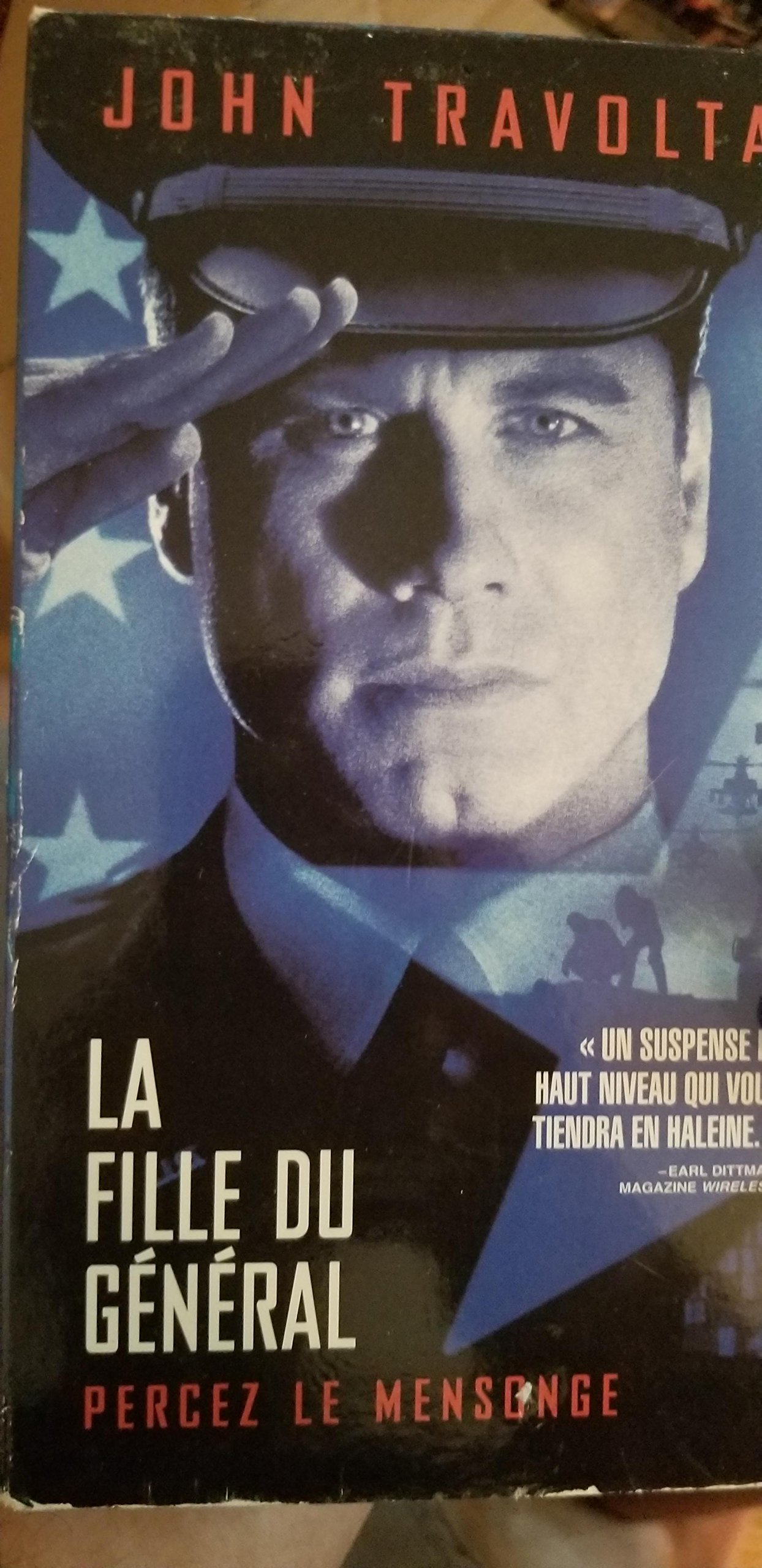 La fille du général vhs john travolta vf [VHS Tape]