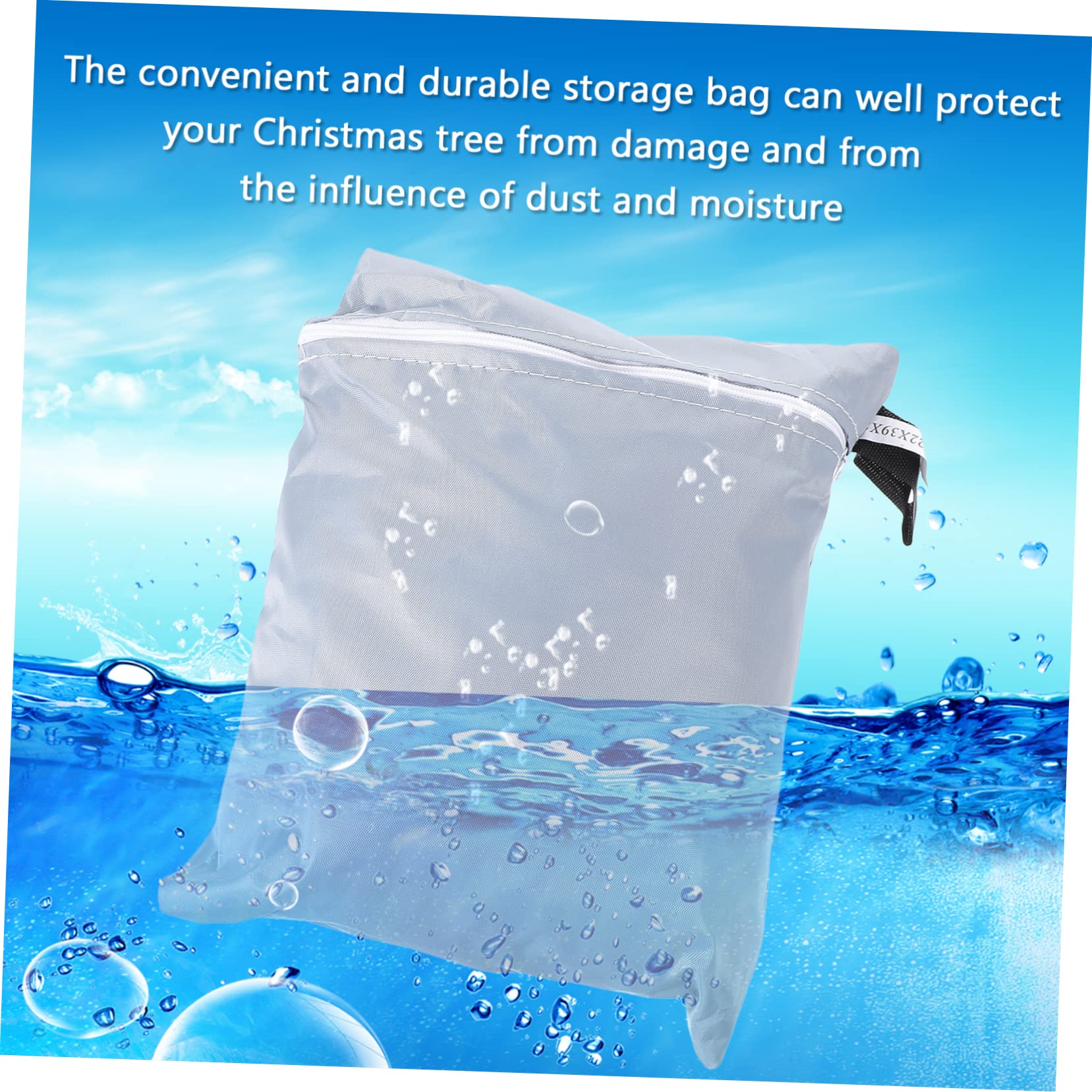 Alipis Christmas Tree Storage Bag Home Storage Bag Zipper Closure Portable for Holiday Decor