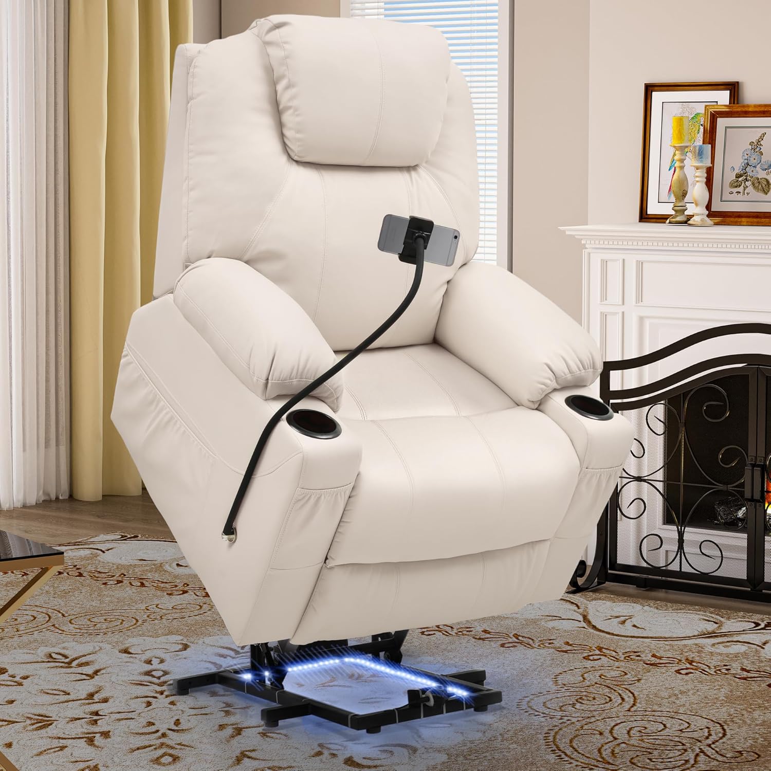 YITAHOME Recliner Chair with Phone Holder, Electric Power