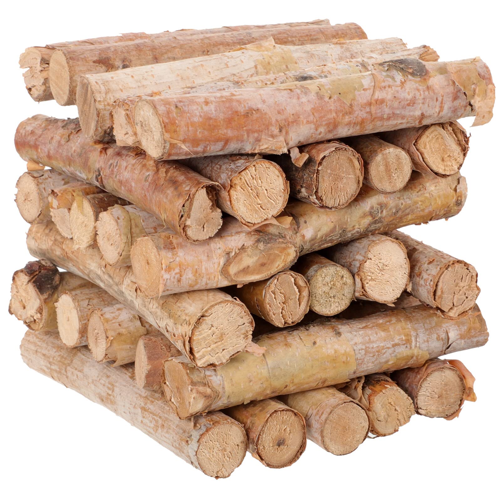 Log Sticks Wood 30pcs Wood Logs for Crafts Mini Wood Log Sticks Natural Wooden Twigs Sticks DIY Wood Crafts Branches for DIY Crafts Photo Props School Projects Wooden Craft Sticks