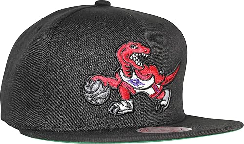 Miniatura 3 de Mitchell & Ness Tronto Raptors Core Basic Snapback, NegroRojo, Negro -