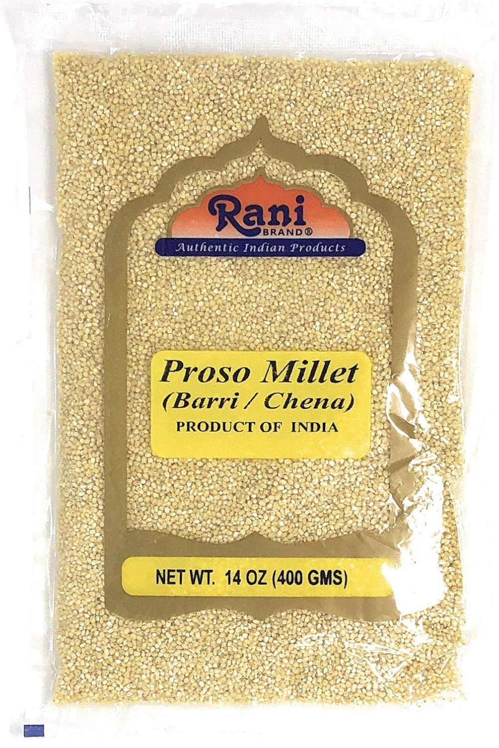 Rani Proso Millet (Panicum Millaceum) Whole Ancient Grain Seeds 64oz (4lbs) 1.81kg Bulk ~ All Natural | Gluten Friendly | NON-GMO | Vegan | Indian Origin | Barri/Chena/Variga/Baragu