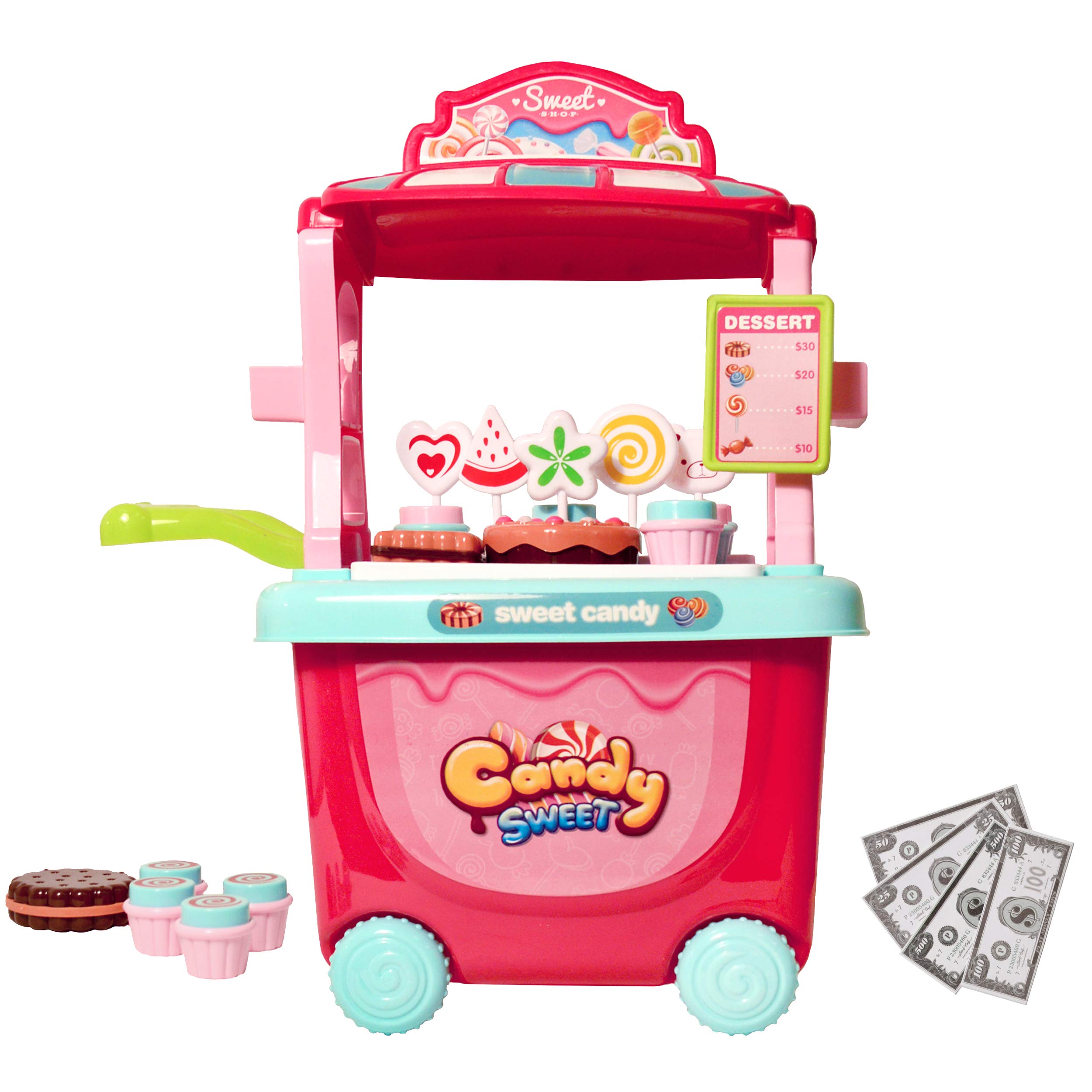 Buy Jimmy's Toys Candy Shop and Dessert Truck Cart Cart Pretend Play