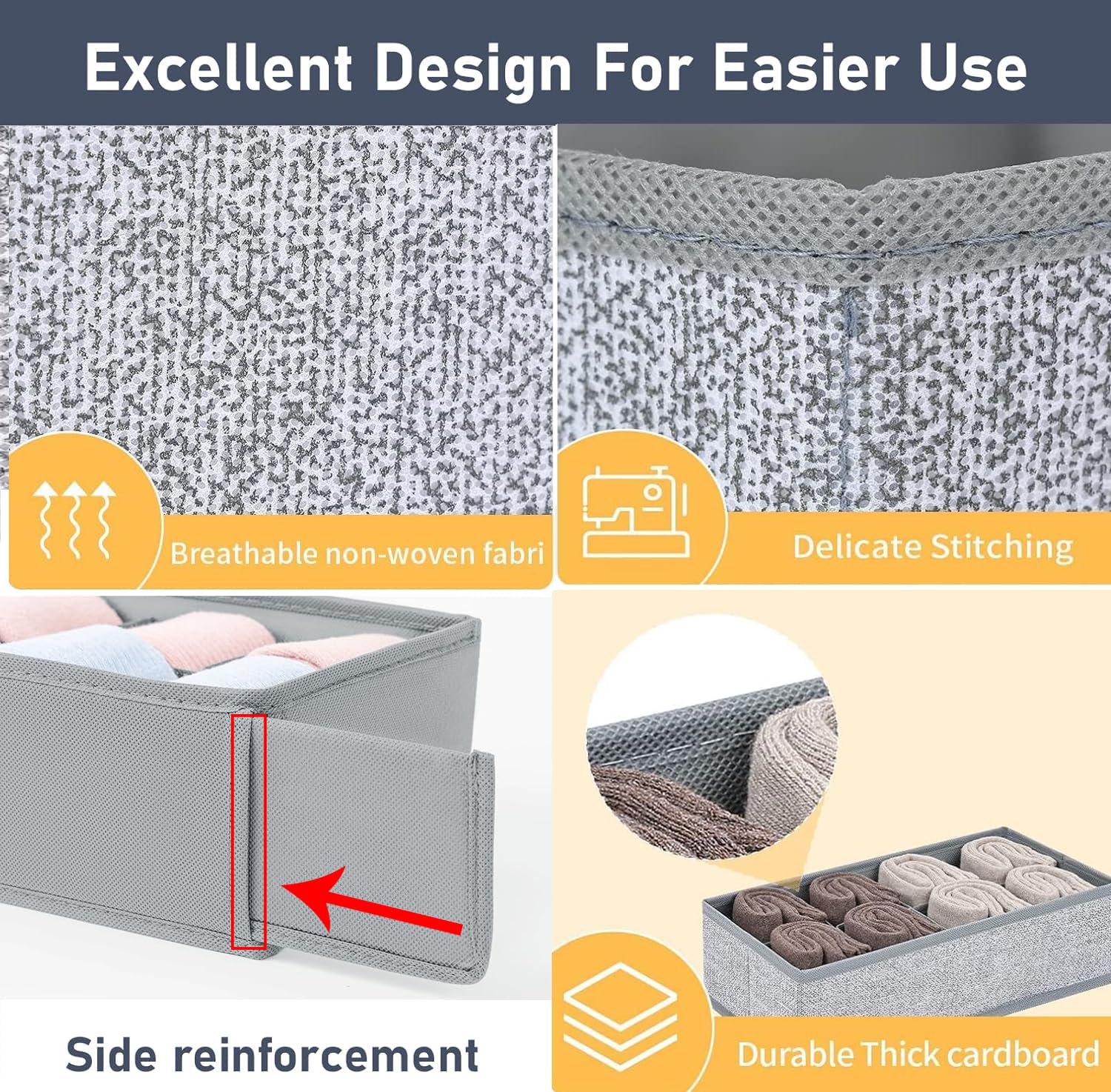Simple Joy PAX75 organizer voor IKEA-kledingkast; precies passend; lade- opbergsysteem voor T-shirts, truien, breiwaren, jeans, broeken, sportkleding; verticale sorteerhulp; 3-delige set