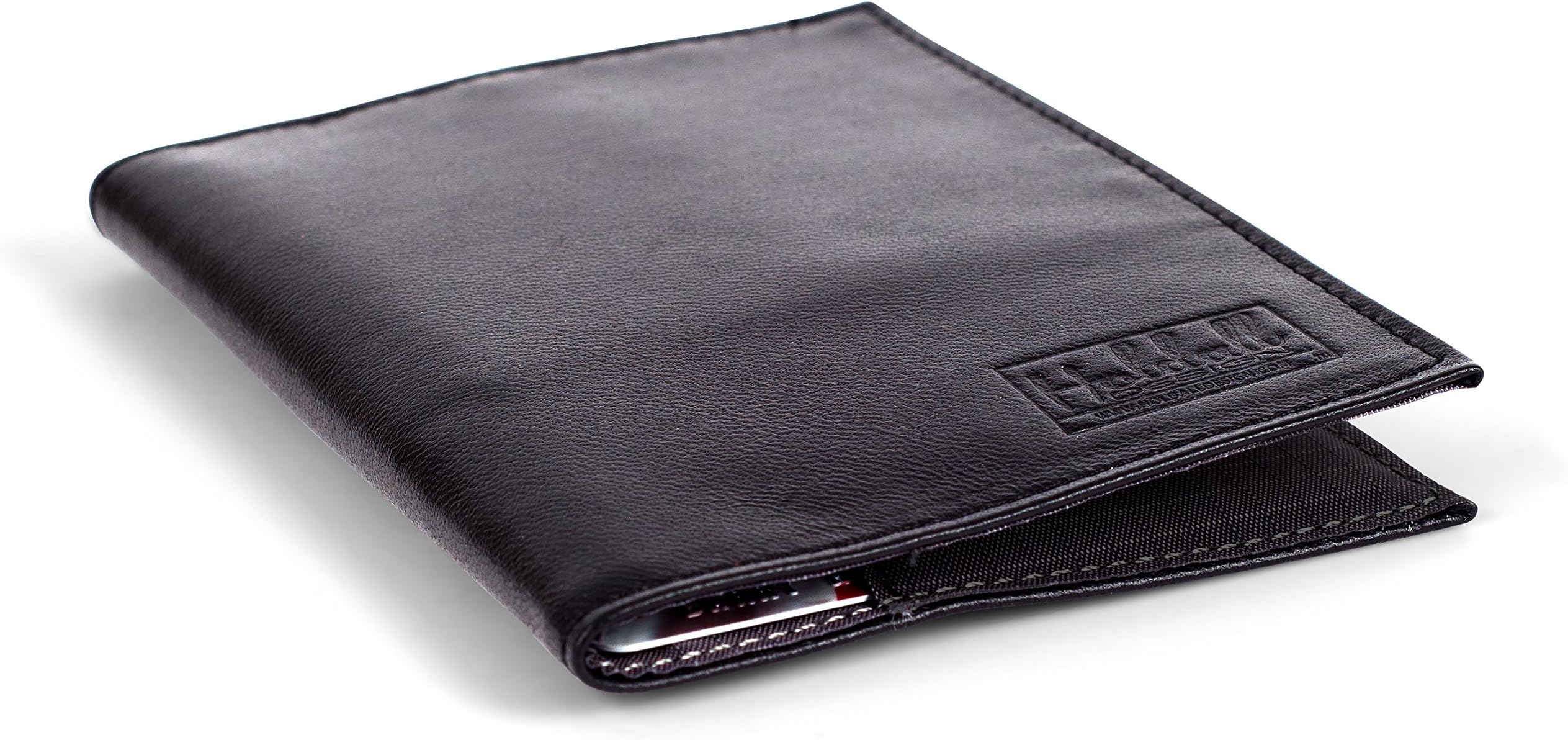 Holdall DesignsMen's Slim Genuine Leather Wallet (Black)