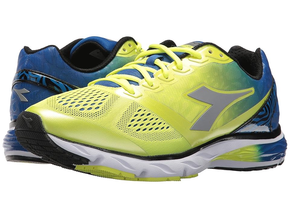 

Diadora Mythos Blushield (Fluo Yellow/Royal) Men's Shoes