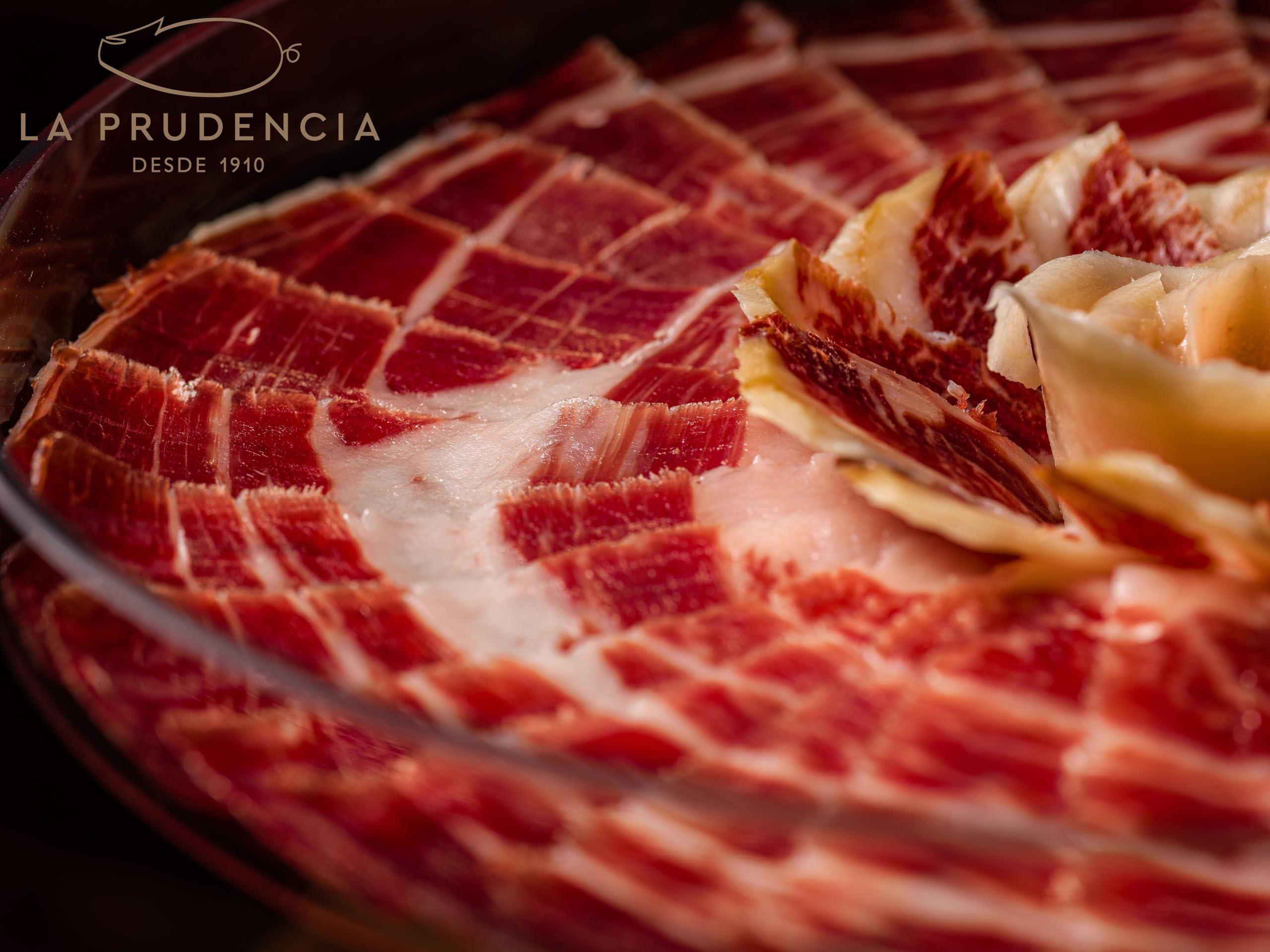 LA PRUDENCIA - Jamón iberico de bellota 100% ibérico - Etiqueta Negra - 48 meses de curación - 7 a 8 kg Aprox - ORIGEN EXTREMADURA