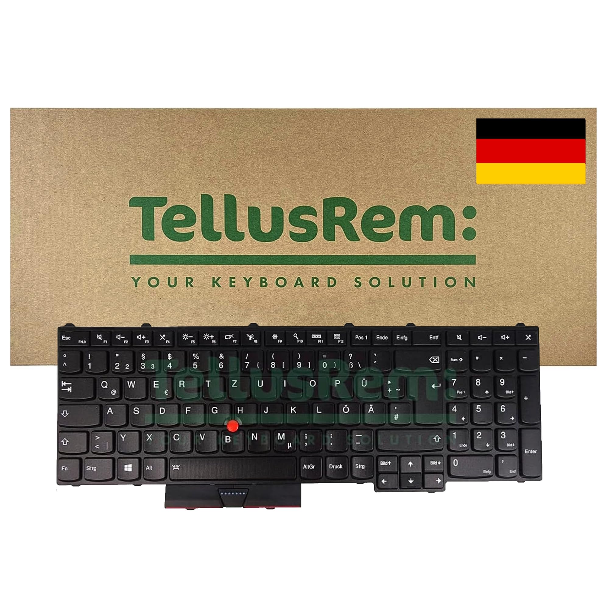 Teclado de respuesto Alemán retroiluminado para Lenovo Thinkpad P50 P70 P51 P71