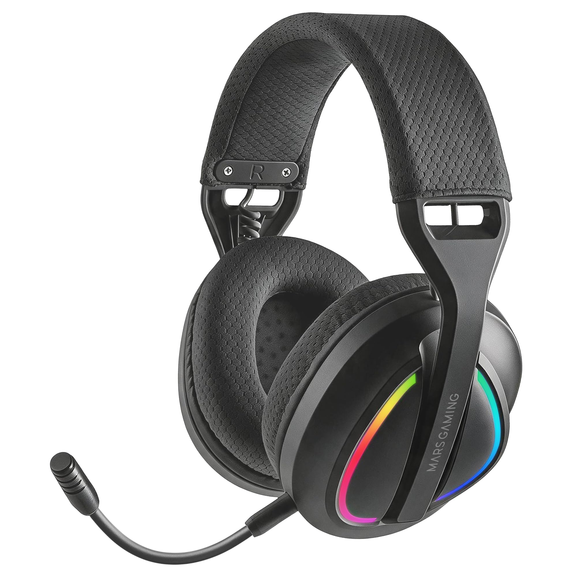 Mars Gaming MHW-QUASAR Cuffie Gaming Wireless ARGB Flow