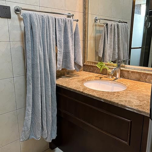 Miniatura 4 de YTYC Toallas, toallas de baño de gran tamaño de 39 x 78 pulgadas para adultos, toallas de baño de lujo extra grandes para baño, toallas de ducha de