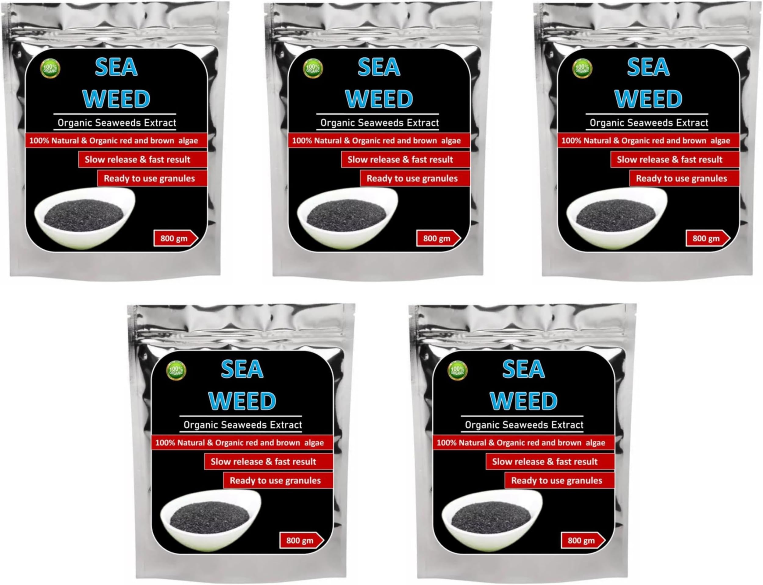 Organic Sea Secret - Seaweed Extract Granules - Organic Fertilizer & Growth Promoter for Plants. (4000gm)