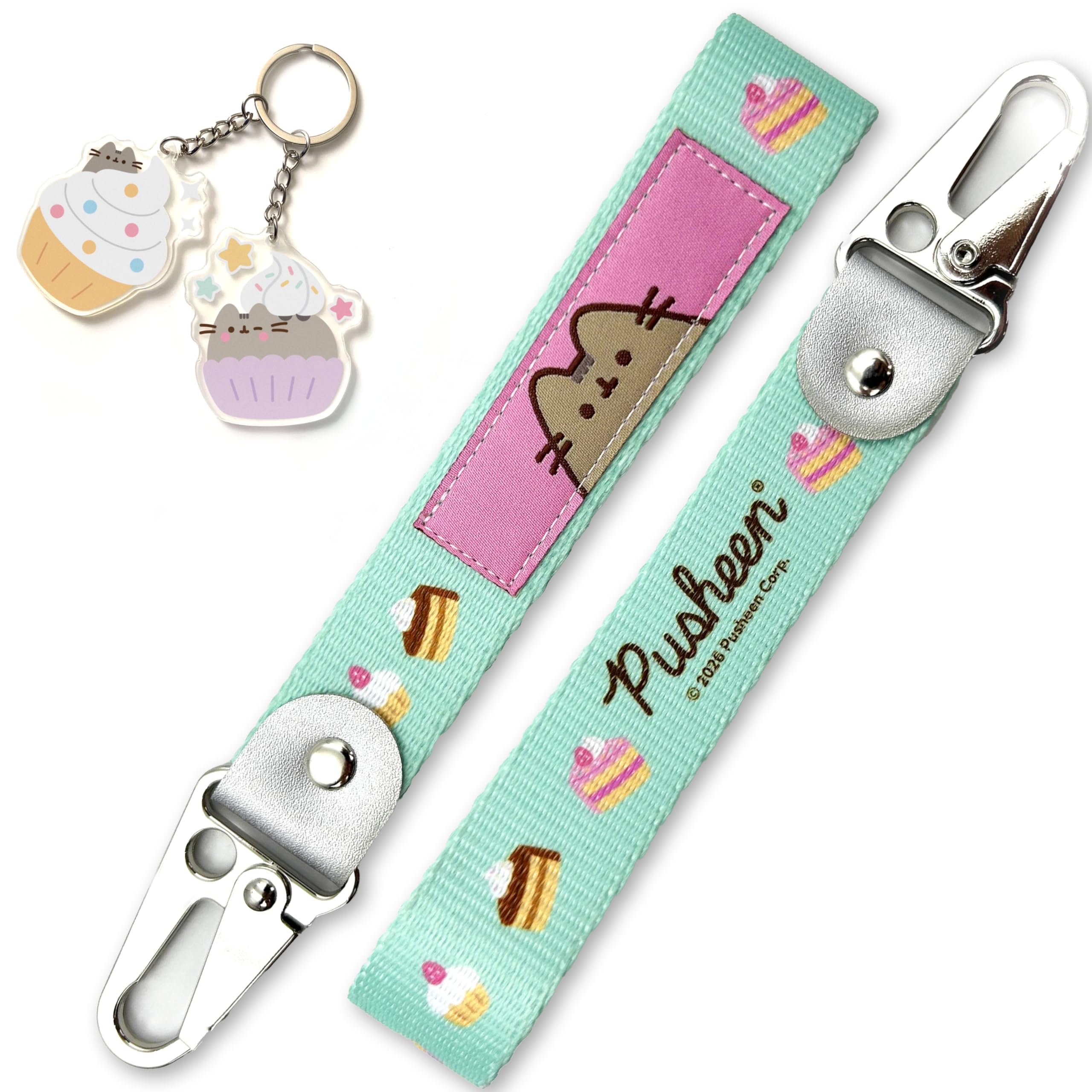 Amazon.com: Pusheen - Pusheen Cupcakes Keystrap and Keychain
